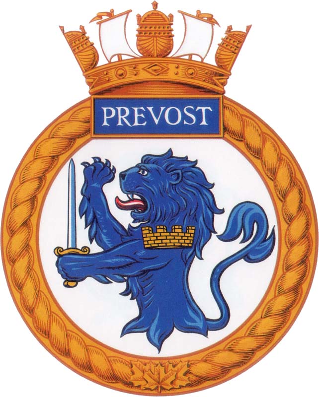 HMCS PREVOST Badge