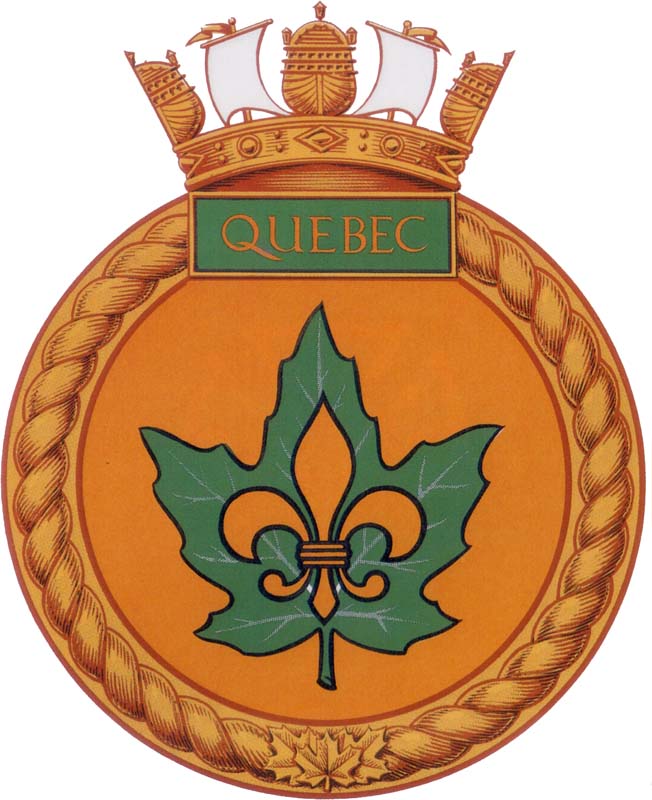 HMCS QUEBEC Badge