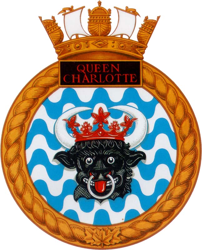 HMCS QUEEN CHARLOTTE Badge