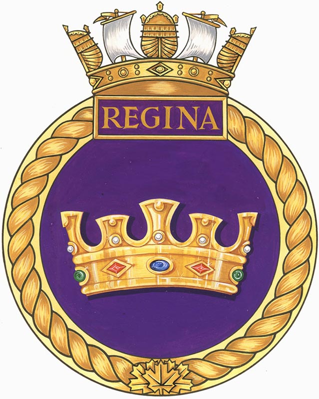HMCS REGINA Badge