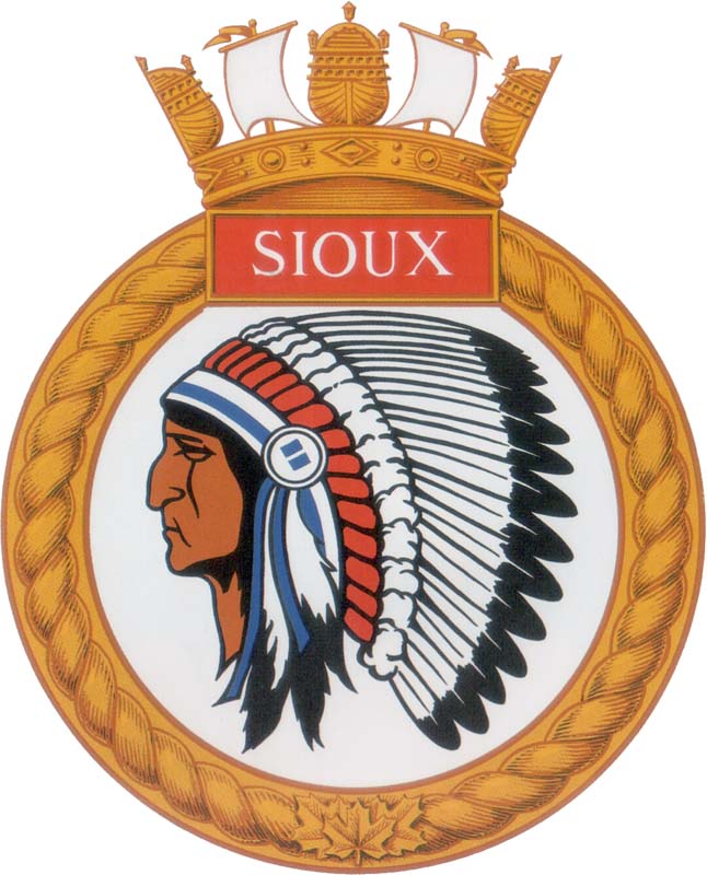HMCS SIOUX Badge