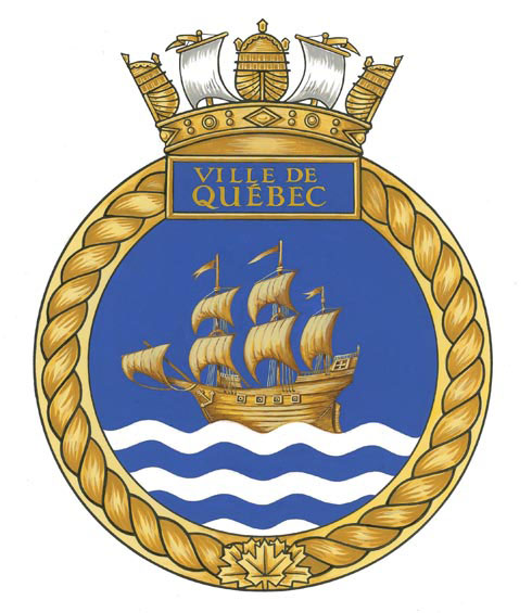 HMCS VILLE DE QUEBEC Badge