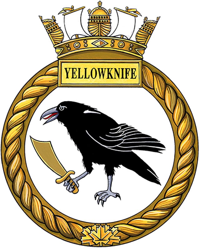 HMCS YELLOWKNIFE Badge
