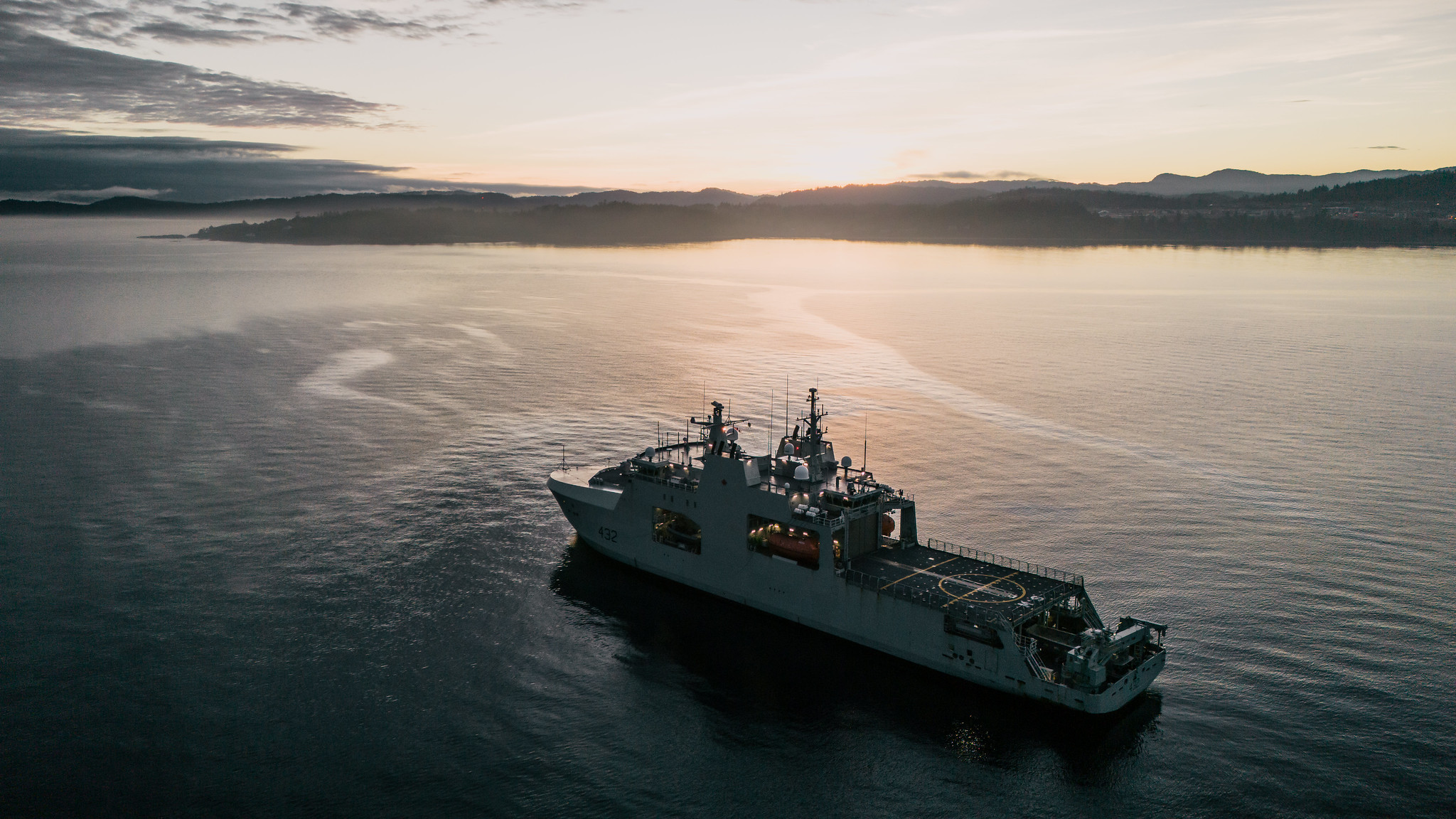 HMCS Max Bernays at Albert Head on September 24th, 2024