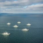 Ready Aye Ready - Royal Canadian Navy #RCN @ready-aye-ready.bsky.social · 7m Orca Class training vessels performing a rare formation sail of all eight training craft during an exercise just off the Esquimalt coast. January 29, 2025. Credit: S1 Brendan McLoughlin, MARPAC Imaging