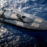 A Canadian Hammerhead remote-controlled vessel is pictured in the Mediterranean Sea in July 2024. (Gregory Cole/Canadian Armed Forces) (Aviator Gregory Cole/Aviator Gregory Cole, Canadian A)