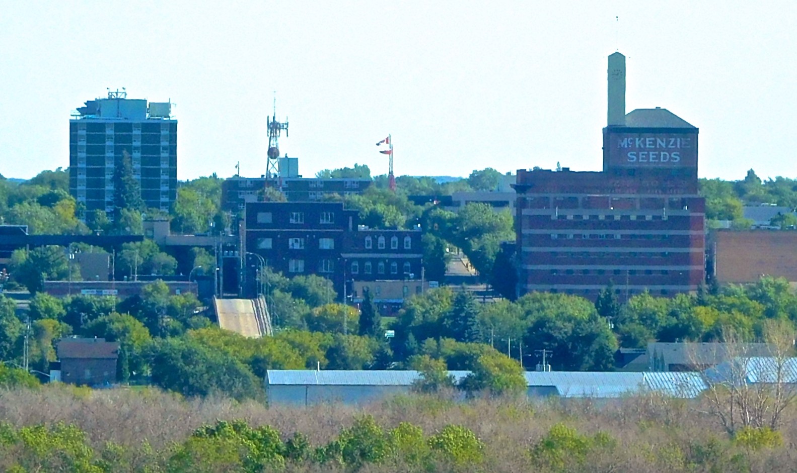 Brandon, Manitoba skyline (Wikimedia Commons)