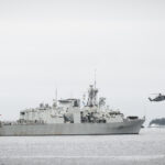 HMCS Charlottetown sets sail from Halifax on deployment to the Indo-Pacific in support of Ops HORIZON and NEON.