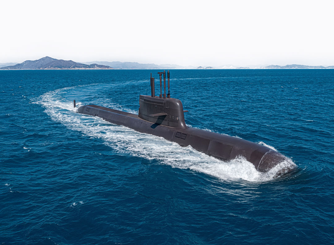 KSS-III Batch-II, an advanced diesel-electric submarine already in service with the Republic of Korea Navy.