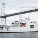 Fair winds and following seas. HMCS William Hall departs today for Portsmouth, UK, to support the Royal Navy’s Exercise Tartan Lance, integrating into Mine Countermeasures operations with embarked RN personnel and MCM equipment. #HelpLeadFight